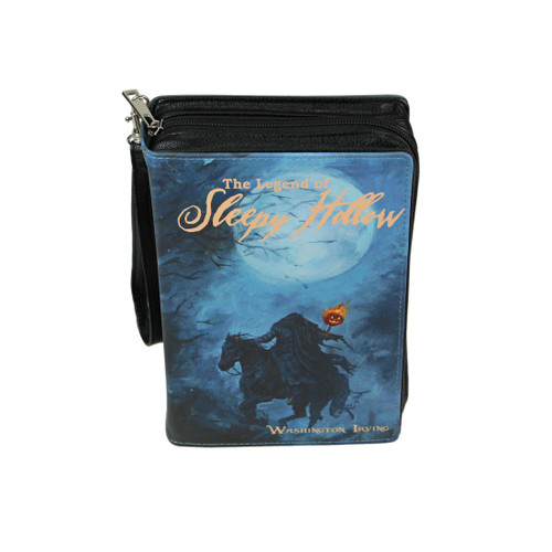 Sleepy Hollow Book Clutch with Strap, Gothic Fashion for Classic Horror Fans Additional image