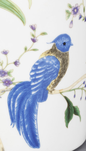AA Importing Birds and Flowers Cylindrical Jar with Lid Additional image