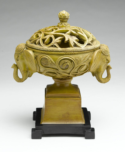 AA Importing Elephant Bowl with Decorative Lid Main image