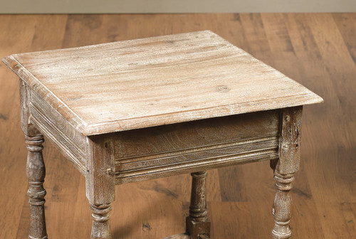 AA Importing 48444-BR 1 Drawer Square Cambridge End Table Additional image