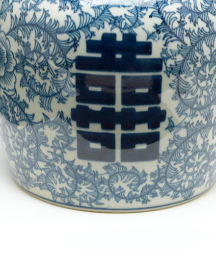 AA Importing 59747 9 Inch Blue & White Ginger Jar Additional image