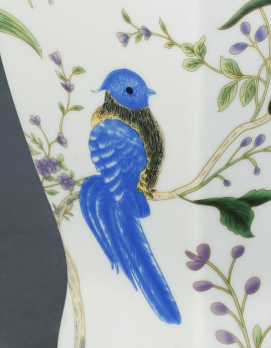 AA Importing Birds and Flowers Hexagonal Ginger Jar with Lid Additional image