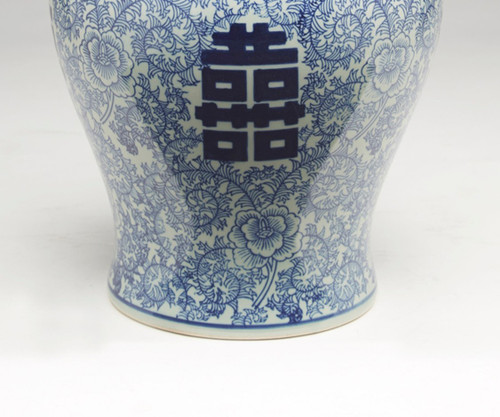 AA Importing 59759 18 Inch Blue & White Ginger Jar Additional image
