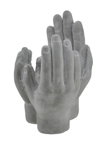 His Hers Ours Decorative Cement Family Hands Decor Additional image
