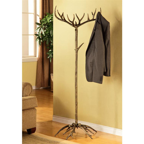 Bronze Finish Deer Antler Coat Rack Additional image