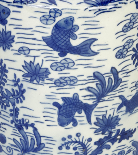 AA Importing 8.5" Jar, Koi Pond Design Additional image