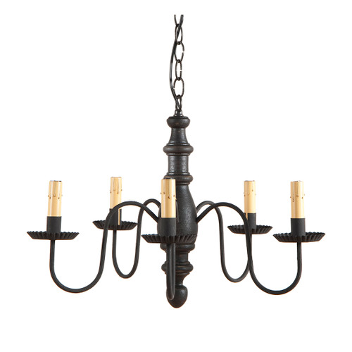 Country Inn Chandelier in Black Main image