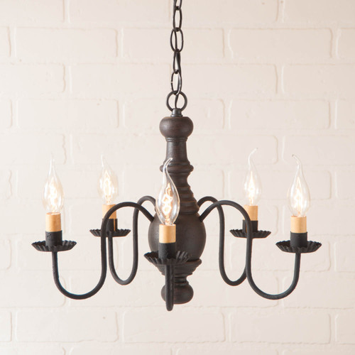 Lancaster Chandelier in Black Additional image