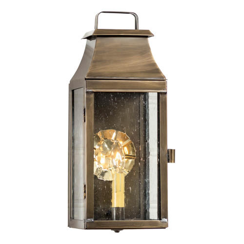Valley Forge Wall Light in Weathered Brass - 1 Light - Irvin's Tinware Main image