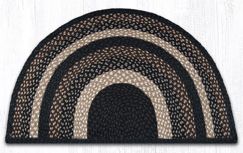 Earth Rugs SC-313 Mocha / Frappuccino Large Rug Slice 24" x 39" Main image