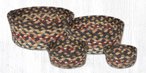 Earth Rugs CB-51 Fir / Ivory  Casserole Baskets Set of 4 Main image