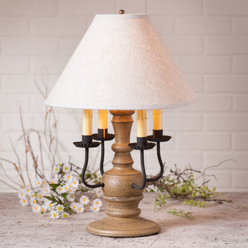 Cedar Creek Lamp in Americana Pearwood with Shade Additional image