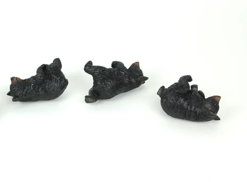 Set of Black Bear Planter Pot Hanging Decorative Figurines Resin Plant Decor Additional image