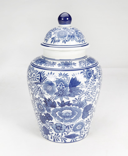 AAI Blue and White Floral Ginger Jar Main image