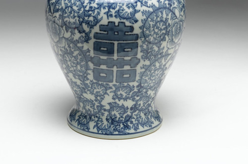 AA Importing 59733 Antiqued Pale Green And Blue Ginger Jar With Lid Additional image