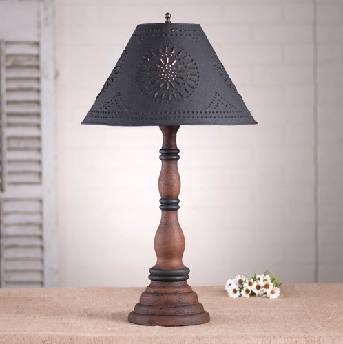 Davenport Lamp in Hartford Pumpkin with Shade Additional image
