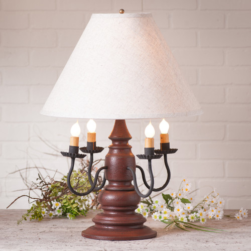 Harrison Lamp in Americana Red with Shade Additional image