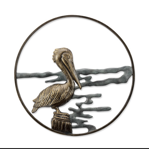 SPI Home Pelican Wall Art 22.0" x 22.0" x 2.0" Additional image