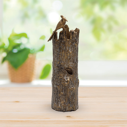 SPI Home Bird and Tree Trunk Vase 18.0" x 6.0" x 6.0" Main image