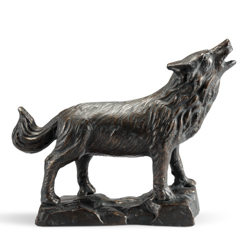 SPI Home Moonlight Howler Wolf Statue 9.5" x 11.5" x 3.5" Additional image