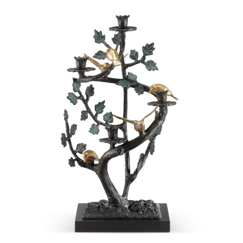 SPI Home Winding Branch Bird Candelabra 22.0" x 15.5" x 13.0" Additional image