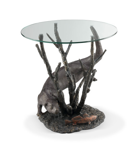 SPI Home Otter Chase End Table 24.0" x 25.0" x 25.0" Main image