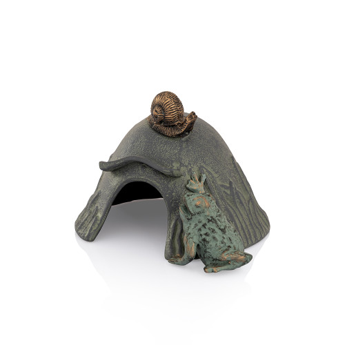 SPI Home Toad House with Snail 7.0" x 12.5" x 9.5" Additional image