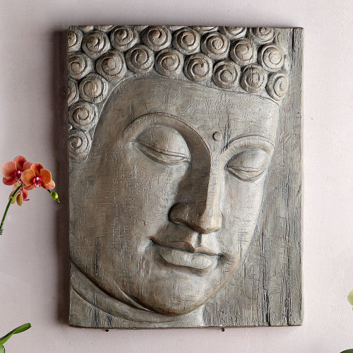 SPI Home Buddha Head Wall Hanging Additional image