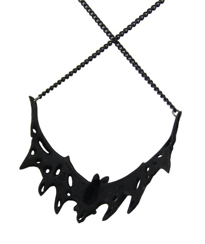 Alchemy Gothic Villa Diodati Swooping Bat Necklace Additional image