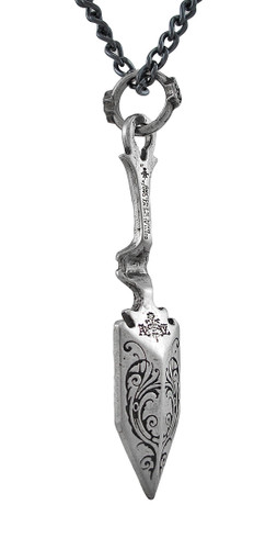 Alchemy Gothic Sucre Vert Absinthe Spoon Pendant w/ Necklace Additional image