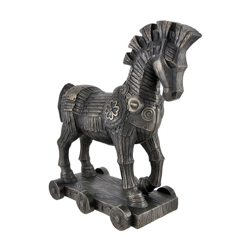 Ancient Greek Bronzed Trojan Horse Statue Additional image