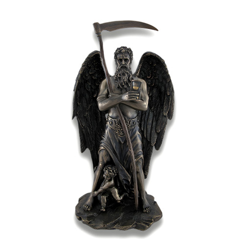 Chronos `Father Time` Standing with Child Playing at His Feet Main image