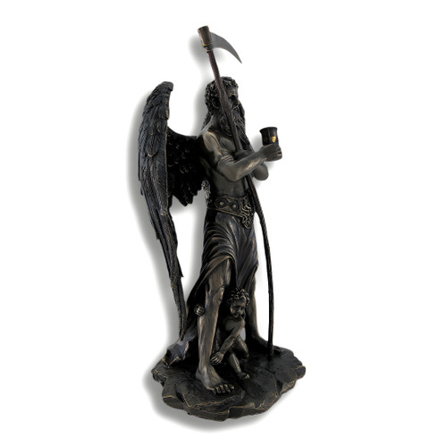 Chronos `Father Time` Standing with Child Playing at His Feet Additional image