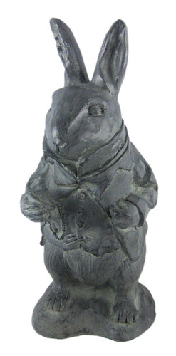 `Alice In Wonderland` White Rabbit Garden Statue Main image