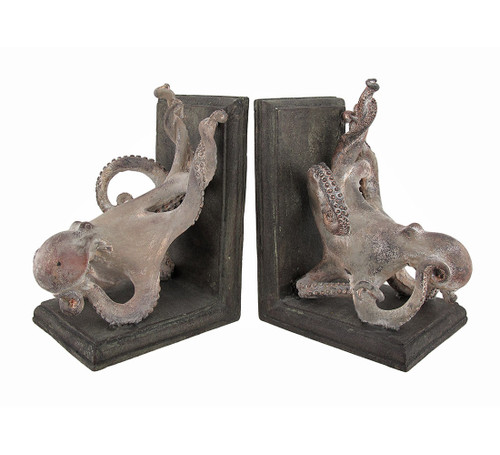 Squiggly Armed Octopus Bookends Set of 2 Main image