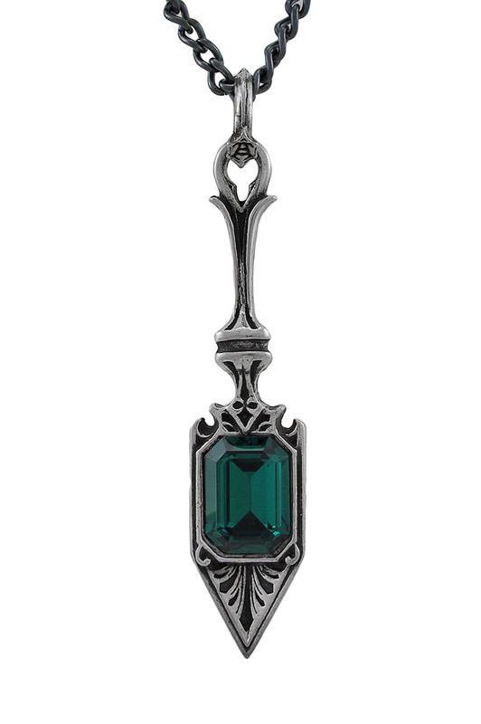 Alchemy Gothic Sucre Vert Absinthe Spoon Pendant w/ Necklace Main image