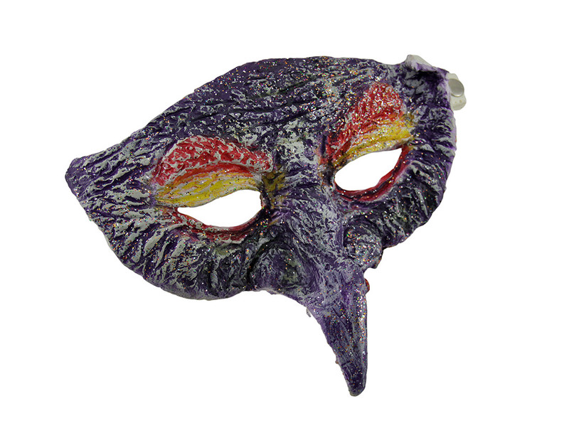 Glittery Molded Pantalone Style Half Face Mask Main image