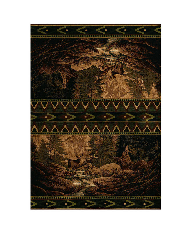 United Weavers Buck Falls Lodge Style Carpet Runner 31 X 88 Inches Main image