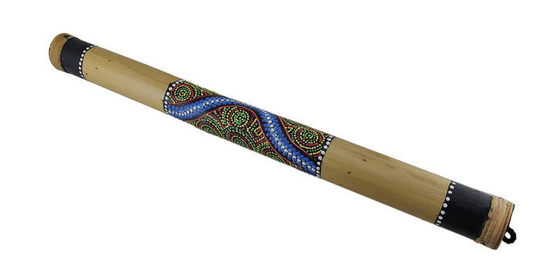 24.5 in. Hand Painted Bamboo Rain Stick Main image
