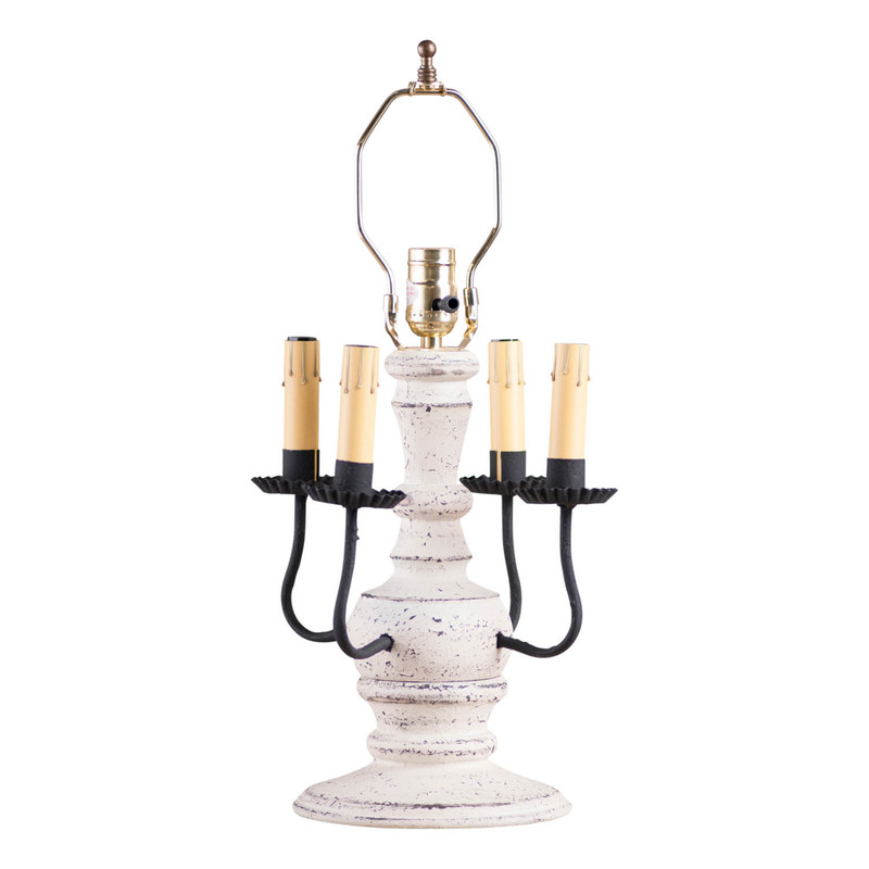 Cedar Creek Lamp Base in Vintage White Main image