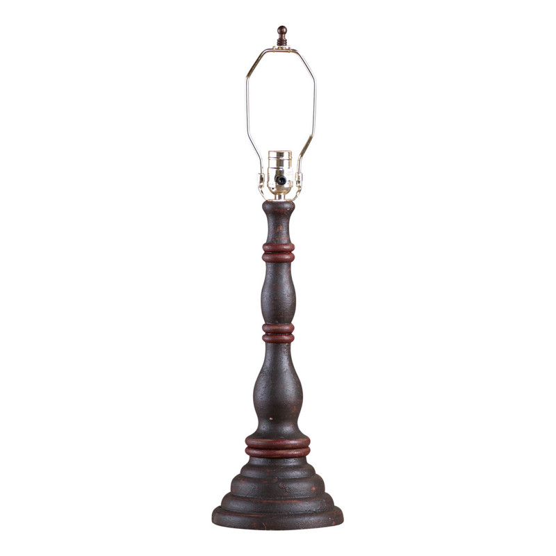 Davenport Lamp Base in Espresso with Salem Brick Main image