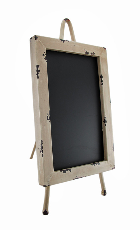 Distressed Finish Tabletop Chalkboard Easel 10 X 6 Menu Board Main image