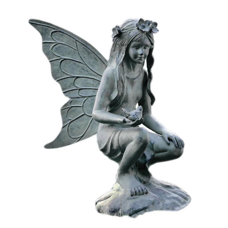 Verdigris Finish Fairy Garden Sculpture Indoor / Outdoor Main image