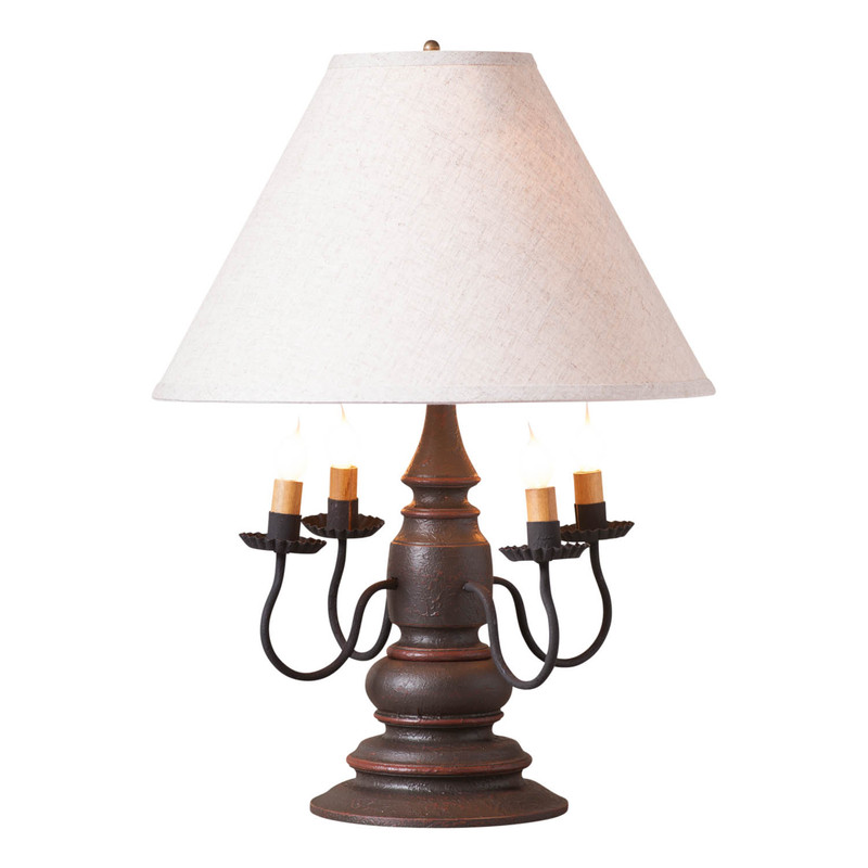 Harrison Lamp in Espresso with Shade Main image