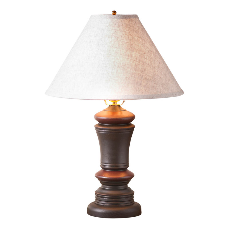 Peppermill Lamp in Sturbridge Black with Shade Main image