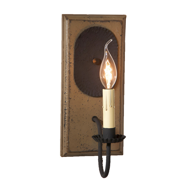 Wilcrest Wall Sconce Textured Pearwood Finish 12 Inches Main image