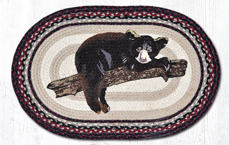 Earth Rugs OP-344 Baby Bear Oval Patch 20" x 30" Main image