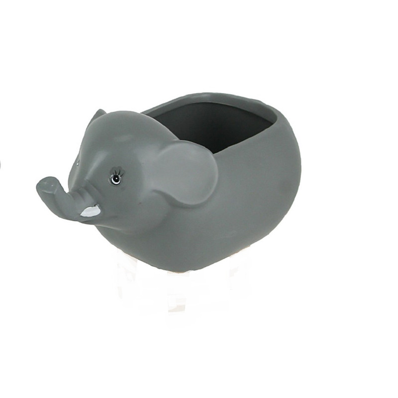 Elephant Dolomite Ceramic Planter Main image