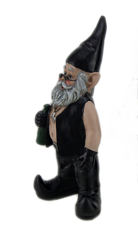Download Scratch Dent Gnoschitt Thirsty Biker Gnome Statue 7 5 Inch Zeckos