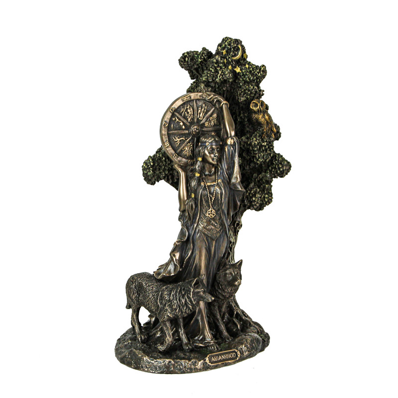 Arianrhod, Celtic Goddess of Fertility and Fate Bronze Finish Statue Main image